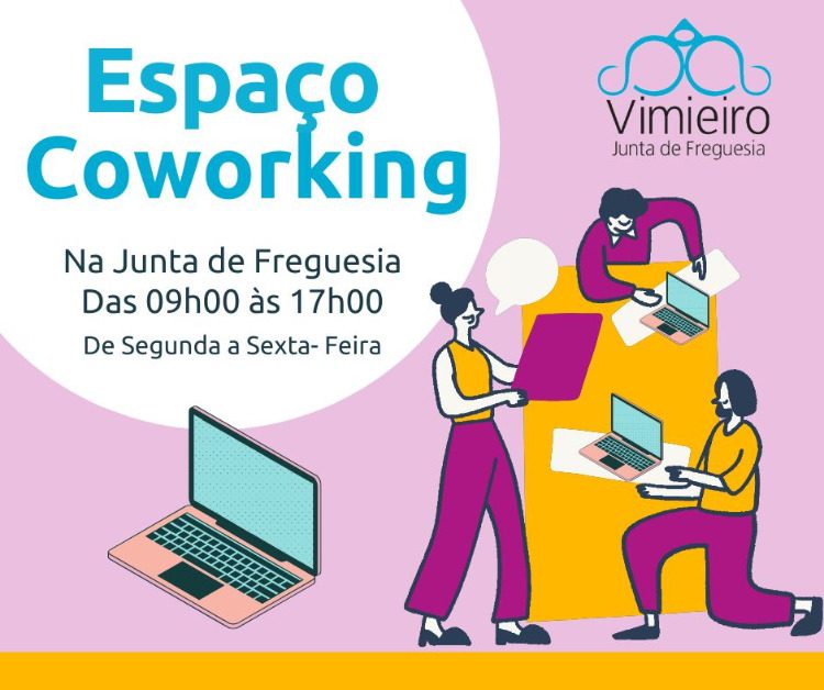 Espaço de coworking na Junta de Freguesia de Vimieiro